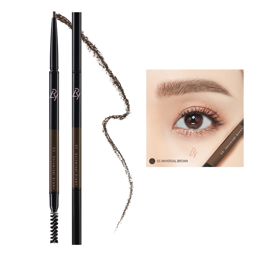 LRY , All day long eyebrow Pencil,All day long eyebrow Pencil #03 Universal Brown,All day long eyebrow Pencil ราคา,รีวิว All day long eyebrow Pencil, ดินสอเขียนคิ้ว RLY,